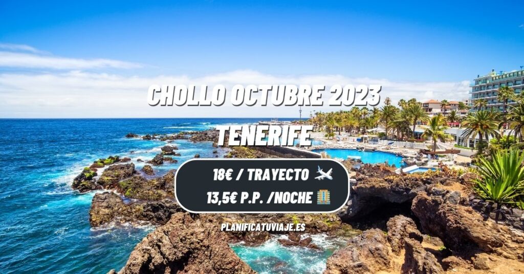 Chollo Tenerife Octubre