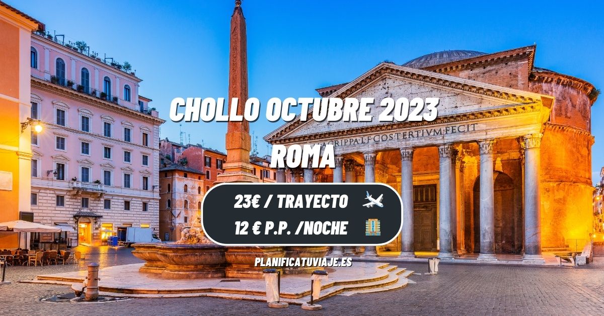 Chollo a Roma en Octubre