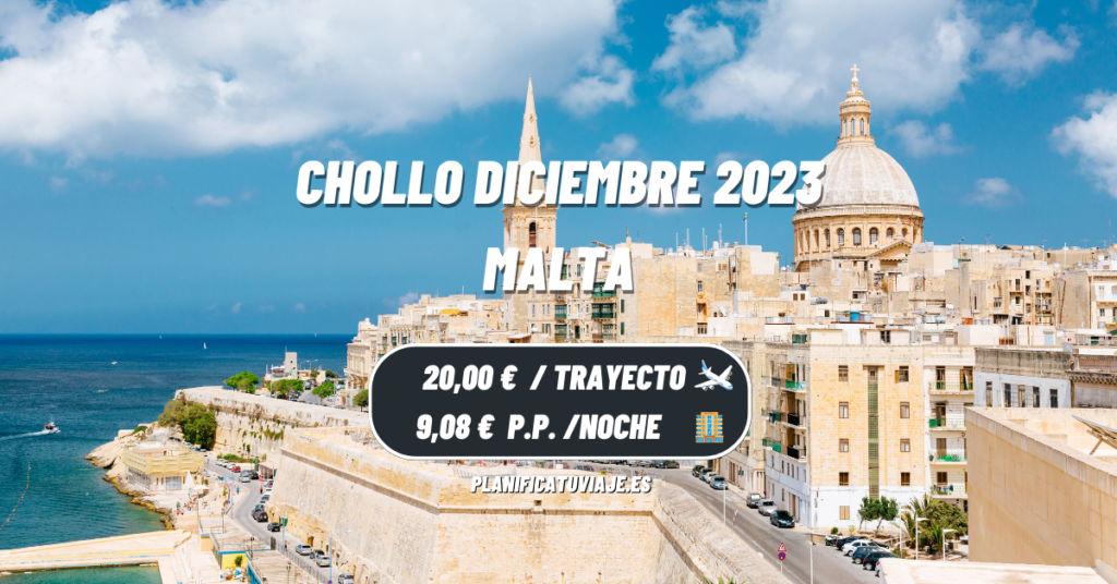 Chollo Malta en Diciembre 2023
