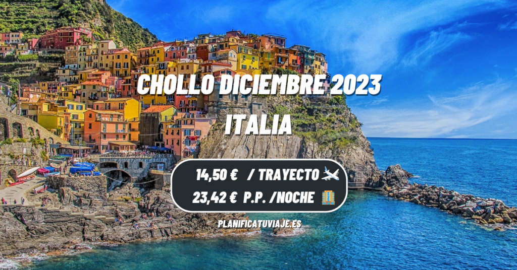 Chollo Italia en Diciembre 2023